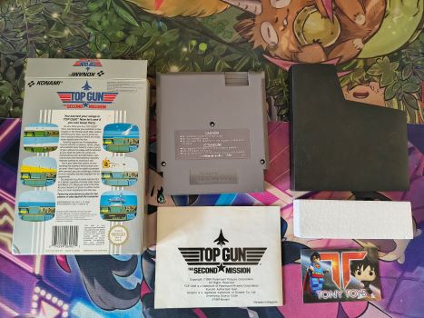 TOP GUN THE SECOND MISSION NINTENDO NES PAL ITA CIB - immagine 2