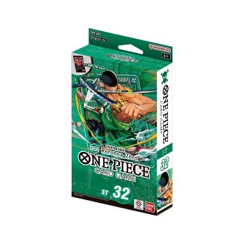 ONE PIECE CARD GAME STARTER DECK ST-32 RORONOA ZORO GREEN ENG